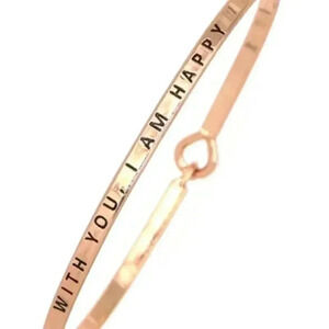 With You I Am Happy Bracelet